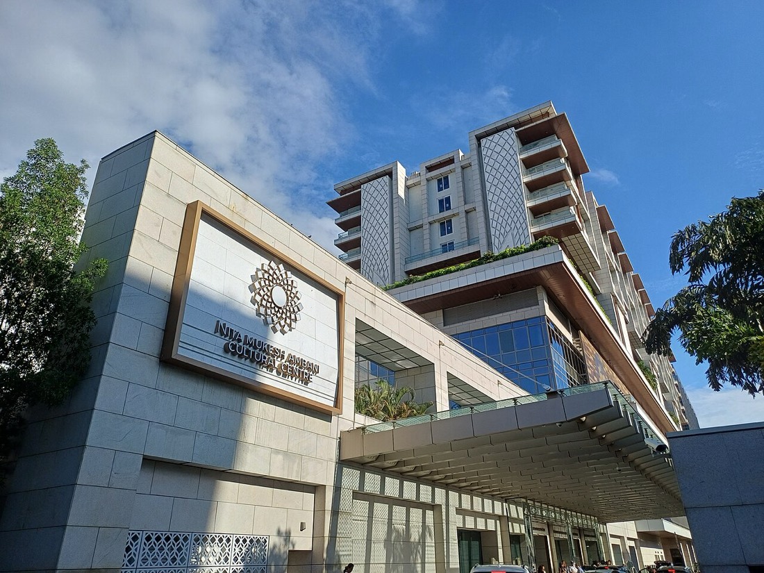 Jio World Centre in Bandra Kurla Complex, Mumbai, owned by Reliance Industries