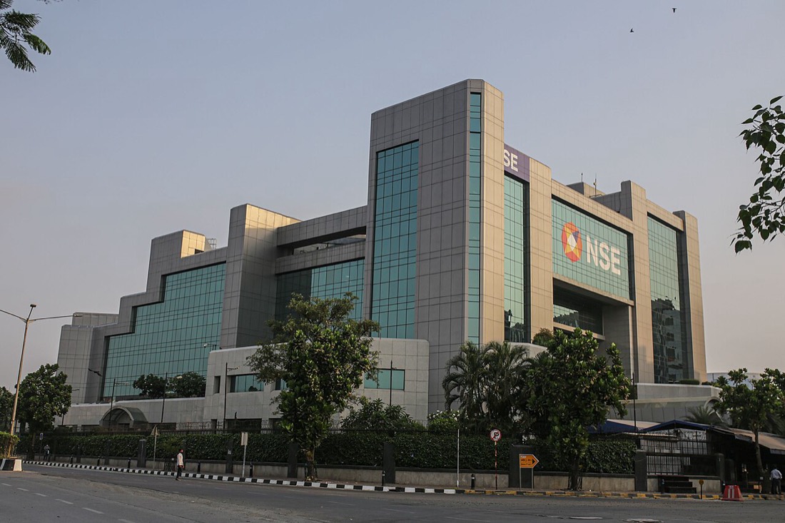 Exchange Plaza in Mumbai, headquarters of the National Stock Exchange whose index arm decided to add BSE Ltd to the Nifty 50 in September 2026